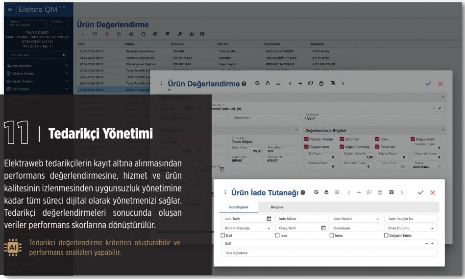 Tedarikçi Yönetimi